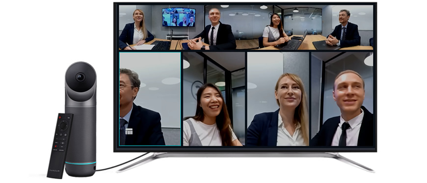 看到视频会议终端