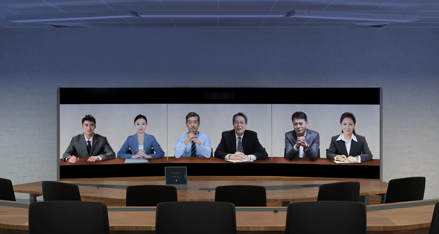 高端沉浸式云视频多屏远真